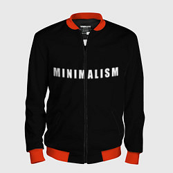 Бомбер мужской Minimalism, цвет: 3D-красный