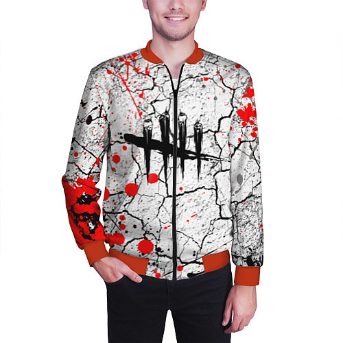 Мужской бомбер DEAD BY DAYLIGHT / 3D-Красный – фото 3