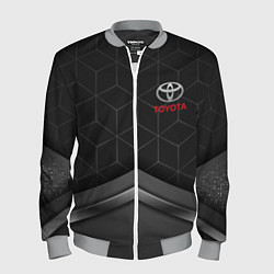 Бомбер мужской TOYOTA, цвет: 3D-меланж