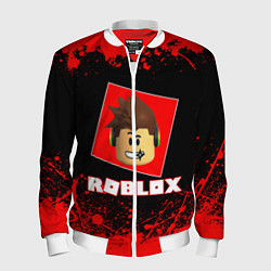 Бомбер мужской ROBLOX, цвет: 3D-белый