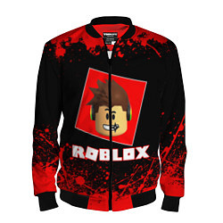 Бомбер мужской ROBLOX, цвет: 3D-черный