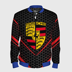 Бомбер мужской PORSCHE, цвет: 3D-синий