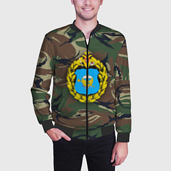 Бомбер мужской ВДВ, цвет: 3D-черный — фото 2