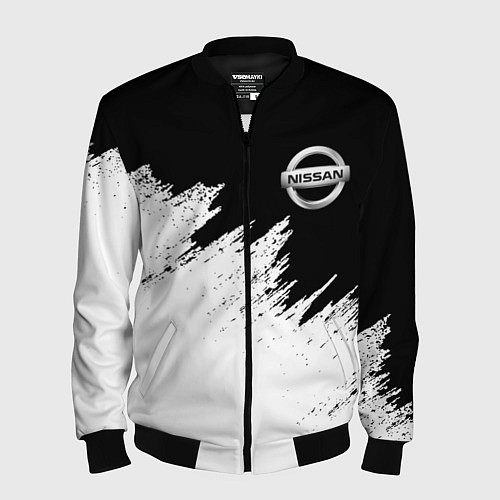Мужской бомбер NISSAN / 3D-Черный – фото 1