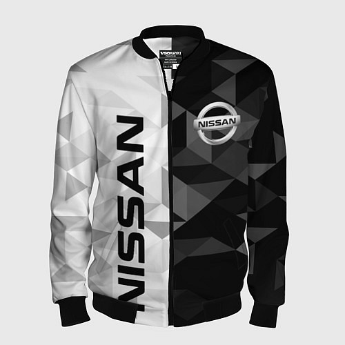 Мужской бомбер NISSAN / 3D-Черный – фото 1