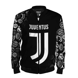 Бомбер мужской JUVENTUS, цвет: 3D-черный