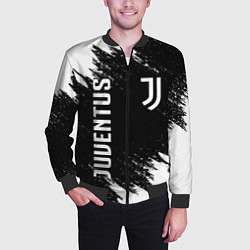 Бомбер мужской JUVENTUS, цвет: 3D-черный — фото 2