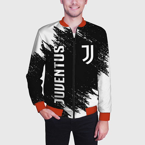 Мужской бомбер JUVENTUS / 3D-Красный – фото 3