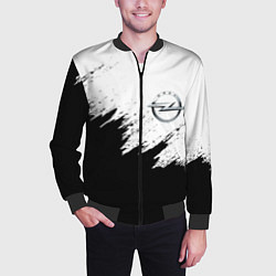 Бомбер мужской Opel, цвет: 3D-черный — фото 2