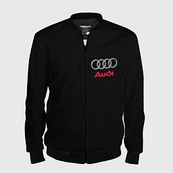 Бомбер мужской AUDI, цвет: 3D-черный