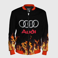 Бомбер мужской AUDI, цвет: 3D-красный