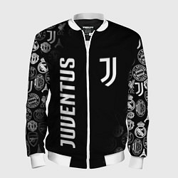 Бомбер мужской JUVENTUS, цвет: 3D-белый