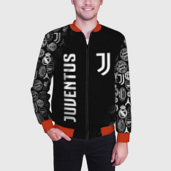 Бомбер мужской JUVENTUS, цвет: 3D-красный — фото 2