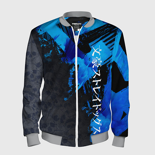 Мужской бомбер Bungou Stray Dogs / 3D-Меланж – фото 1