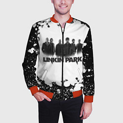 Бомбер мужской LINKIN PARKспина, цвет: 3D-красный — фото 2