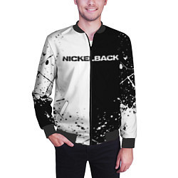 Бомбер мужской Nickelback, цвет: 3D-черный — фото 2
