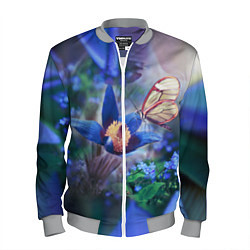 Бомбер мужской Бабочка, цвет: 3D-меланж
