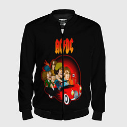 Бомбер мужской ACDC, цвет: 3D-черный