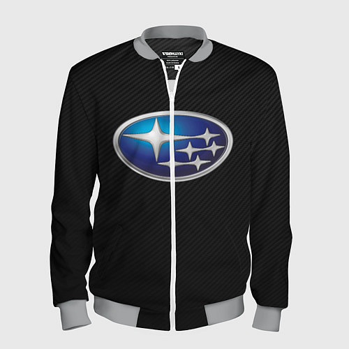 Мужской бомбер SUBARU / 3D-Меланж – фото 1