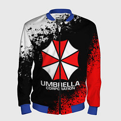 Бомбер мужской RESIDENT EVIL UMBRELLA, цвет: 3D-синий