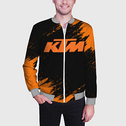 Бомбер мужской KTM, цвет: 3D-меланж — фото 2