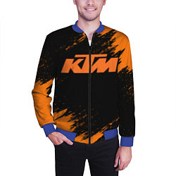 Бомбер мужской KTM, цвет: 3D-синий — фото 2