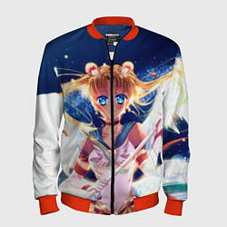 Бомбер мужской SAILOR MOON, цвет: 3D-красный