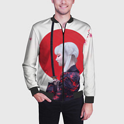 Бомбер мужской Самурай, цвет: 3D-черный — фото 2