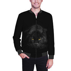 Бомбер мужской Пантера, цвет: 3D-черный — фото 2
