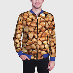 Бомбер мужской Гречка, цвет: 3D-синий — фото 2