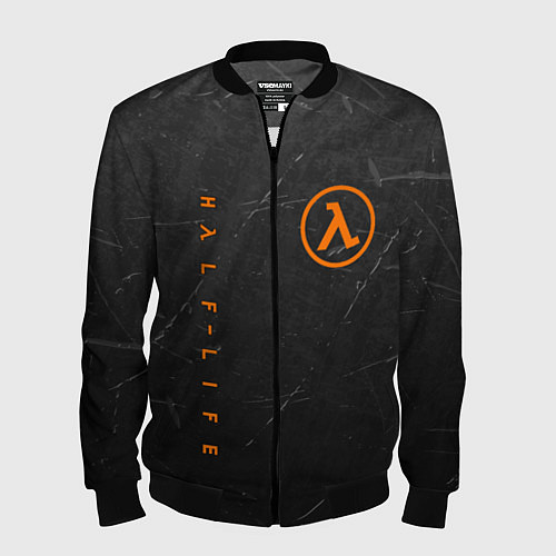 Мужской бомбер HALF-LIFE / 3D-Черный – фото 1