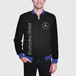 Бомбер мужской Mersedes, цвет: 3D-синий — фото 2