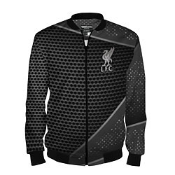 Бомбер мужской Liverpool FC, цвет: 3D-черный