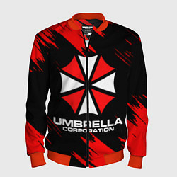 Бомбер мужской Umbrella Corporation, цвет: 3D-красный