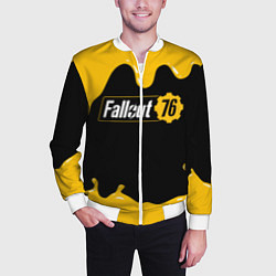 Бомбер мужской FALLOUT76, цвет: 3D-белый — фото 2