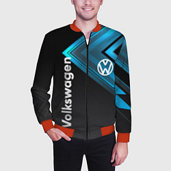 Бомбер мужской Volkswagen, цвет: 3D-красный — фото 2