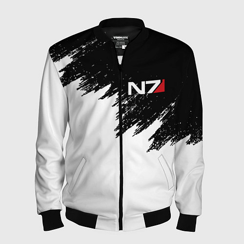 Мужской бомбер MASS EFFECT N7 / 3D-Черный – фото 1