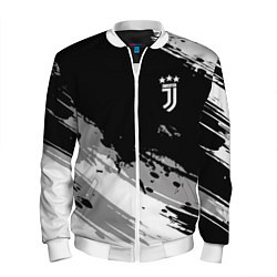 Бомбер мужской Juventus F C, цвет: 3D-белый