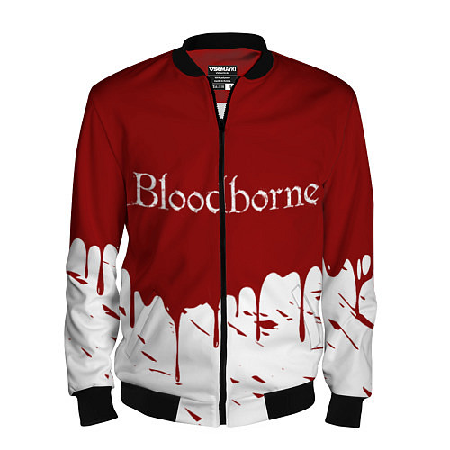 Мужской бомбер Bloodborne / 3D-Черный – фото 1