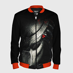 Бомбер мужской PREDATOR, цвет: 3D-красный