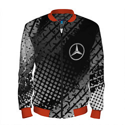 Бомбер мужской Mercedes-Benz, цвет: 3D-красный