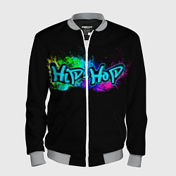 Бомбер мужской Hip-Hop, цвет: 3D-меланж