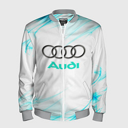 Бомбер мужской Audi, цвет: 3D-меланж