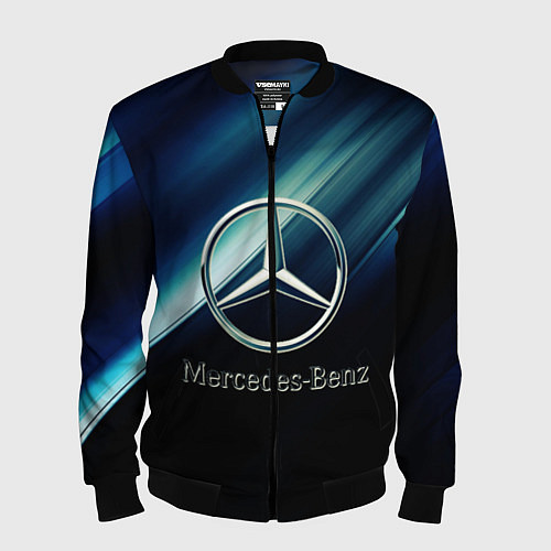 Мужской бомбер Mercedes / 3D-Черный – фото 1