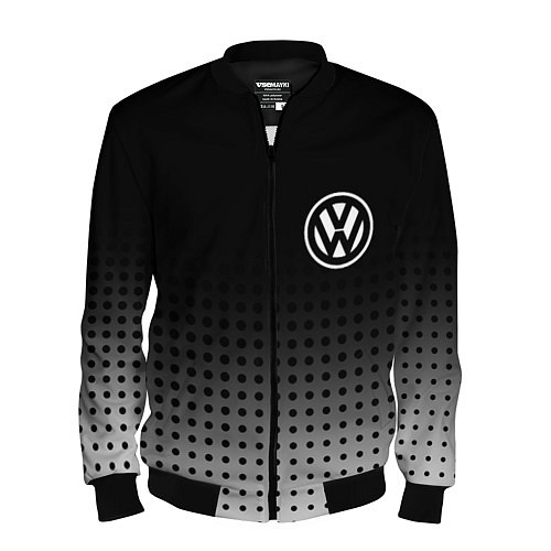 Мужской бомбер Volkswagen / 3D-Черный – фото 1