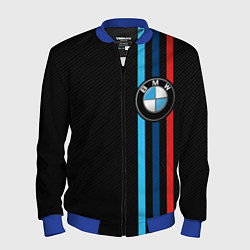 Бомбер мужской BMW M SPORT CARBON, цвет: 3D-синий