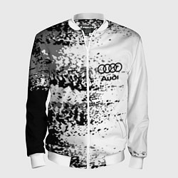 Бомбер мужской AUDI, цвет: 3D-белый