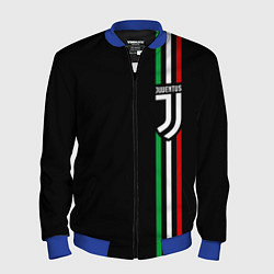 Бомбер мужской JUVENTUS, цвет: 3D-синий