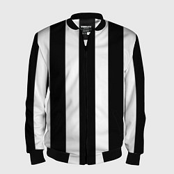 Бомбер мужской Полоска, цвет: 3D-черный