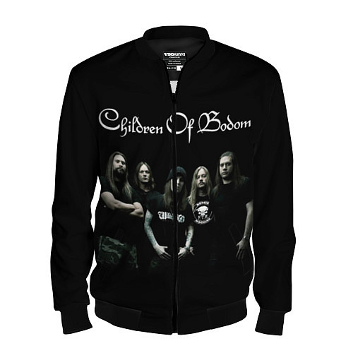 Мужской бомбер Children of Bodom 3 / 3D-Черный – фото 1